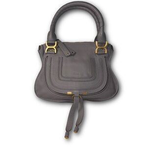 Chloé Marcie Small Satchel – Pebbled Leather